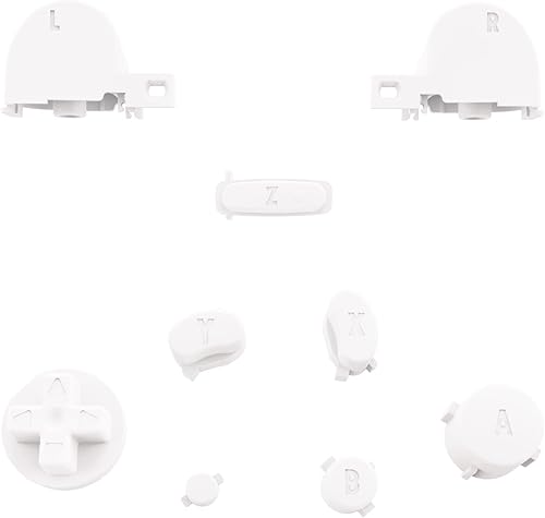 Vista 40 de eXtremeRate Chameleon - Llaves ABXY D-pad Z L R para Nintendo GameCube, repuesto completo de botones para mando Nintendo GameCube, control