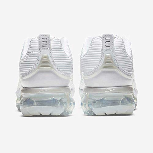 Nike Women's W Air Vapormax 360 Running Shoe, White White White Black MTLC Silver, 5.5 us