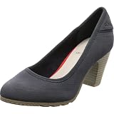 s.Oliver Damen Pumps mit Blockabsatz Bequem, Blau (Navy), 39 EU