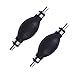 2Pcs Bulb Type Rubber Fuel Transfer Vacuum Fuel Line One Way Fuel Valve Fuel Pump Line Hose Hand Primer Gasoline Petrol Diesel Pump For Marine Boat 6mm 9001080A (3/8)