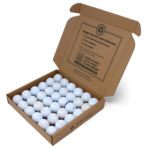 Second Chance Recycled Lake Golf Balls 36 Degree B for Titleist Pro V1 - Lake Balls from Practice & Board Games Used Golf Balls Ideal for Practice and Play