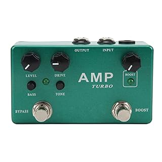 Pédale d’effet Overdrive Boost, pédale de guitare True Bypass pour guitares - Les Beatles, Paul McCartney, John Lennon, RIngo Starr, George Harrison