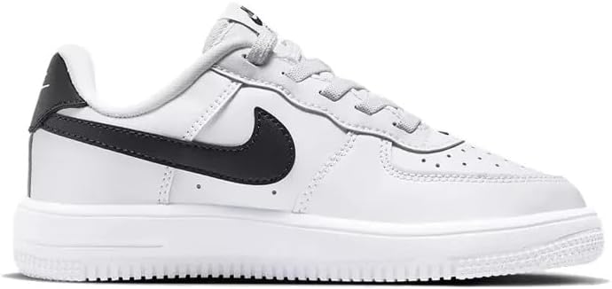 Nike Force 1 Low EasyOn Little Kids' Shoes (FN0237-101, White/Black) Size 3