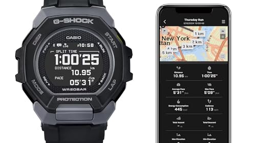Miniatura 5 de Casio G-Shock G-SQUAD GBD-300-1ER Reloj de Pulsera para hombres Tecnología Bluetooth