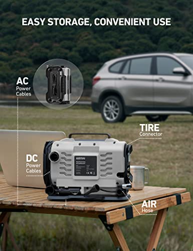 Astroai ACAC8366 Tire Inflator Portable Air Compressor Pump 150Psi 12V Dc/110V Ac thumb #6