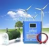 Controlador de Carga Híbrido Eólico-Solar de 14000W para Generador de Turbina Eólica de 6000W, Batería Solar de 8000W de 12V/24V y 24V/48V, Regulador de Carga Automático con Carga MPPT,24V/48V Auto