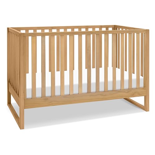 Davinci Hunter 3-in-1 Convertible Baby Crib, GREENGUARD Certified, Honey - image 7