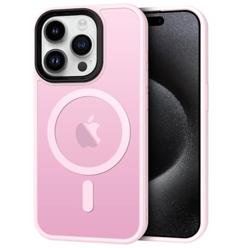 Image of CACOE Magnetic Case for iPhone 15 Pro 6.1 inch, Pink