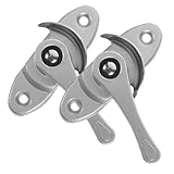 Cabilock 2 Satz Fenstersicherungen für Horizontale Schiebefenster mit Pvc Material und Glatter Oberfläche Kindersicherung zum Schutz vor Ungewolltem Eindringen