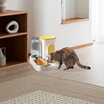 Auto Pet Feeder, Dog Water Dispenser, Cat Feeding Station, 2 in 1 Food and Water Design, Removable Bowl for Freshness, Home Feeding Solution, 10.83x10.71x10.24 – Bild 4