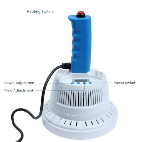 U.S. Solid Handheld Induction Sealer, 20-130mm Adjustable, Portable Electromagnetic Heat Cap Seal Machine for Plastic & Glass Bottles, Power & Time Control, Ideal for Packaging & Sealing - image 3