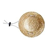 1Pc Novelty Summer Adjustable Pet Dog Outdoor Straw Hat Puppy Small Kitty Cat Sunhats Dog Hat