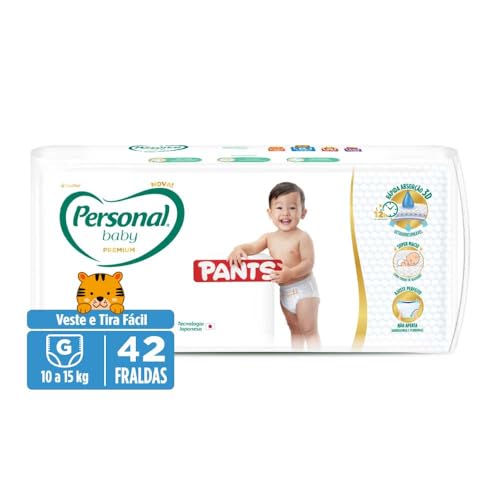Personal Fralda Baby Premium Pants, G, 42 Unidades