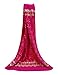 PEEGLI Bordado Vendimia Indio Magenta Mezcla De Seda Tela Tradicional Dupatta Chal...