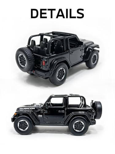Modelo de Auto Diecast RASTAR 1:43 Jeep Wrangler Rubicon miniatura 3