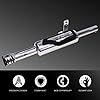 AllExtreme EX129 Indori Model Exhaust Silencer Compatible for BS3 and BS4 Model Royal Enfield Bullet 350cc and 500cc (Chrome)