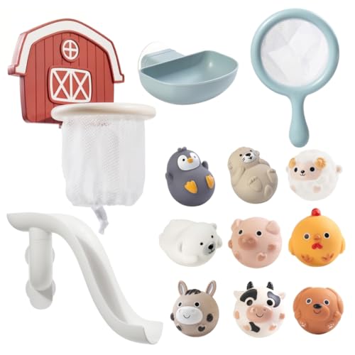Jouets de bain enfant pour transformer le bain du soir en un toboggan aquatique amusant