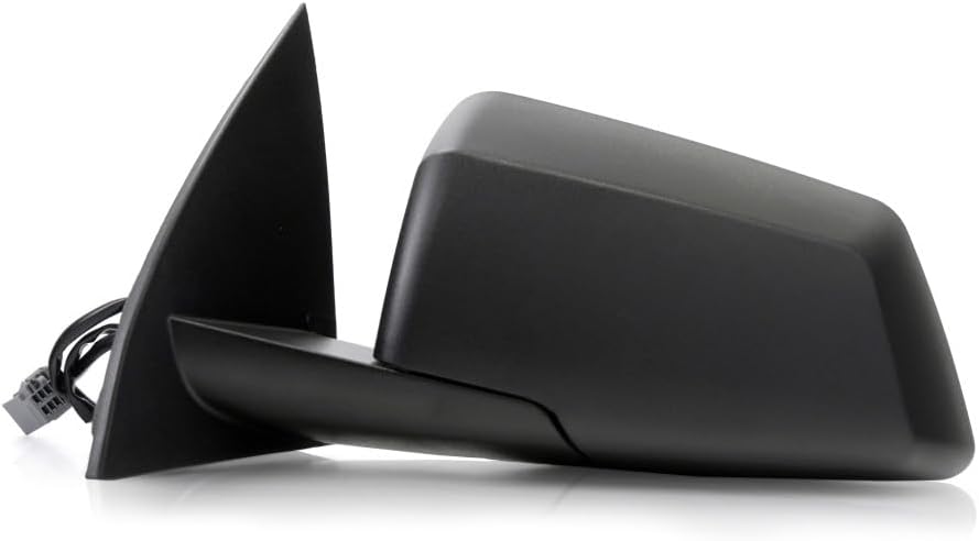 For Chevy Traverse Door Mirror 2009-2016 Driver Side | Textured Black | Manual Folding | Power | Non-Heated | 25993768 | GM1320388