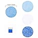 TecUnite 1 Inch Tissue Paper Confetti White Blue Table Confetti for Boys Baby Shower Birthday Decoration, 1.76 oz