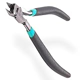 aurochs 極薄刃 ニッパー 片刃 精密 プラスチック専用 工具 プラモデル 模型 ゲートカット (グレー＆ミント/左手用）