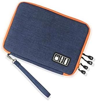 eWINNER Double Layer Cable Storage Bag Electronic Organizer Gadget Travel Pouch for Accessories Adapters/Memory Card/USB Cables/Power Bank/External Battery Pack/Portable Charger/Hard Drive/earphone