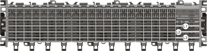 Kit premontado Abb-entrelec smissline tp 72 módulos 3l para ahorrar espacio