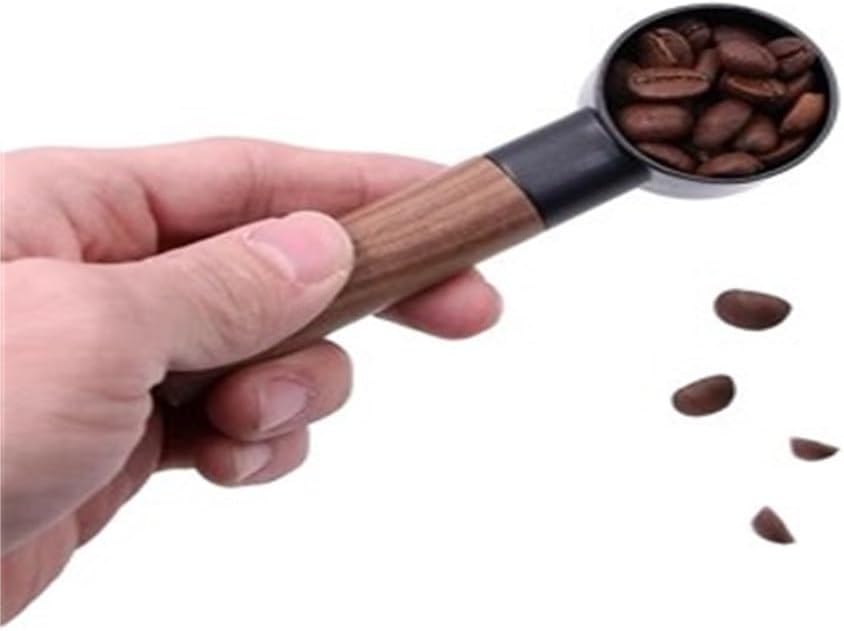 Coffee Bean Scoop Wooden Coffee Bean Measuring Spoon Wooden Spoon Bean Picking Spoon