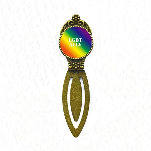 Marque-page LGBT rétro rainbow une idée cadeau idéale pour collègue de bureau