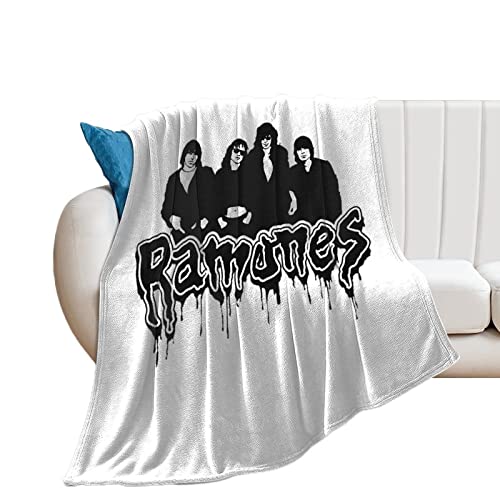 ラモーンズ ブランケット 毛布 シングル ひざ掛け おしゃれ 大判 フランネル毛布 掛け毛布 肩掛け 膝掛け 掛け布団洗える 夏用 冬用 四季適用 ふわふわ エアコン対策 柔らかく肌触り キャンプ 車用 プレゼント ソファブランケット 人気