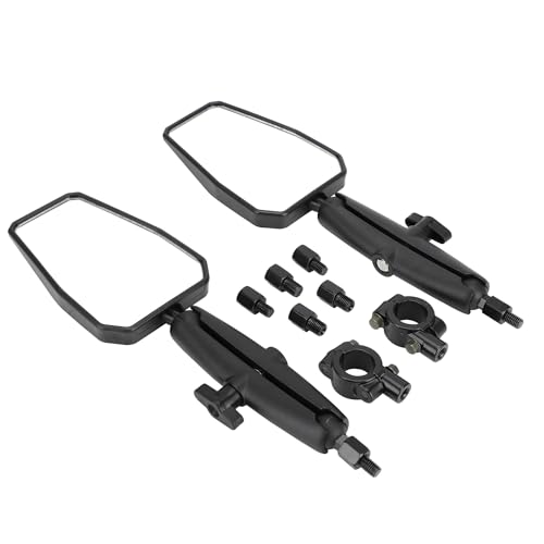 Espejos universales motocicleta de manillar ajustables para quad scooter y ATV