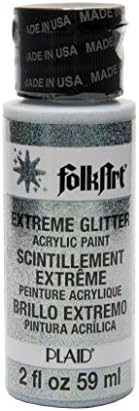 Plaid Acrylic Paint, Silver, 59.1 ml (Pack of 1)