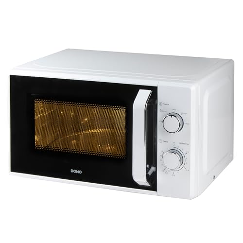 DOMO DO3120 - Horno de microondas (20 L, 800 W, color blanco