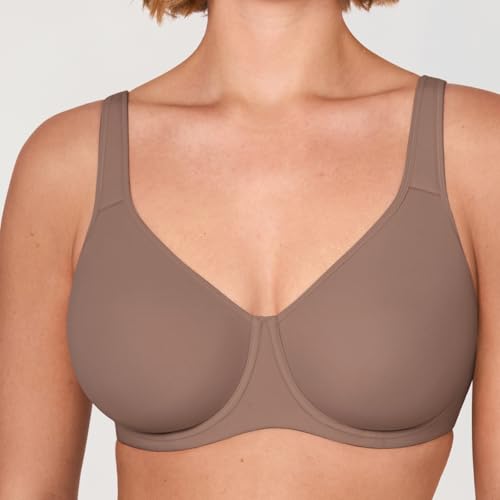 Image of DELIMIRA Women's Inbarely Plus Full Coverage Bra Plus Size Underwire Unlined Seamless Bras