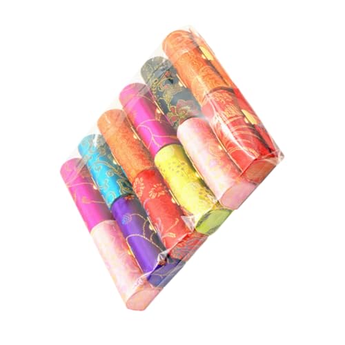 12pezzi Scatole Portarossetto Specchio Design Ricamato Per Stoccaggio Rossetti Per e Occasioni Speciali elegante