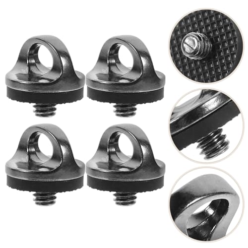 Soporte de cámara con tornillo rápido y diseño compacto gris compatible con trípodes SHINEOFI 4