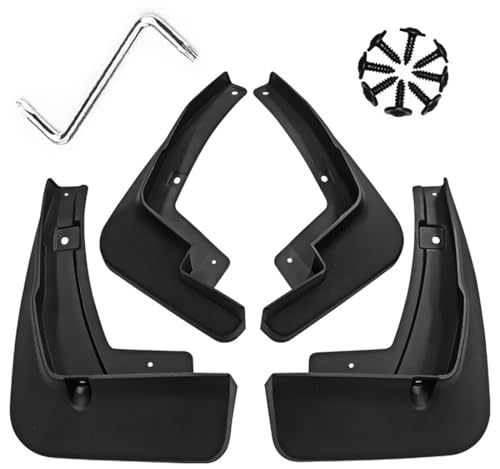 Image of Mud Flaps Guards Fit for 2022-2024 Toyota Avanza, Front & Rear Splash Guards Accessories - 4 Pc, Black