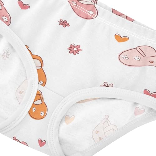 Wusikd Shoes Cute Girls' Underwear Cotton Girls Briefs Soft Toddler Underwear 2T4
