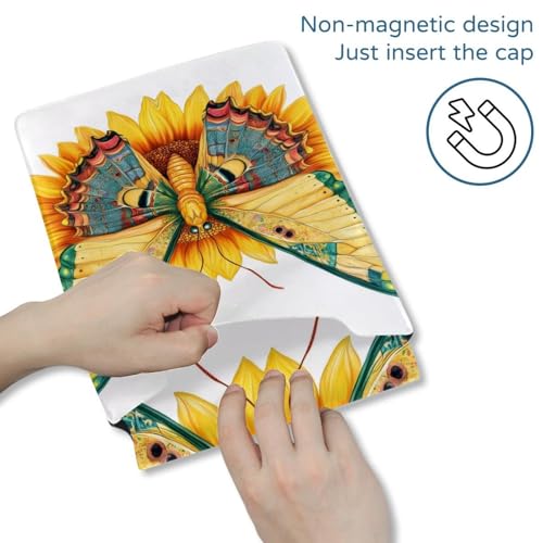 Funda para portátil de 13.8 pulgadas estilo girasoles para la cafetería 2