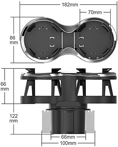 Multifonctionnel Support Gobelet Voiture Audi A6 Base Réglable 2007-2018 - 6