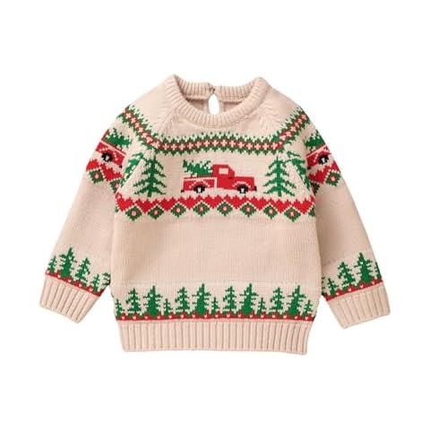 Geagodelia Baby Christmas Knitted Jumper Cover