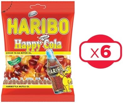 Haribo Happy-Cola Yumuşak Şeker, 80 gr, 6'lı Paket - Görsel 2