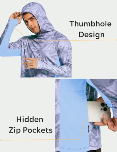 40% Off COOrun Men's UPF 50+ Hooded Sun Shirt with Mask