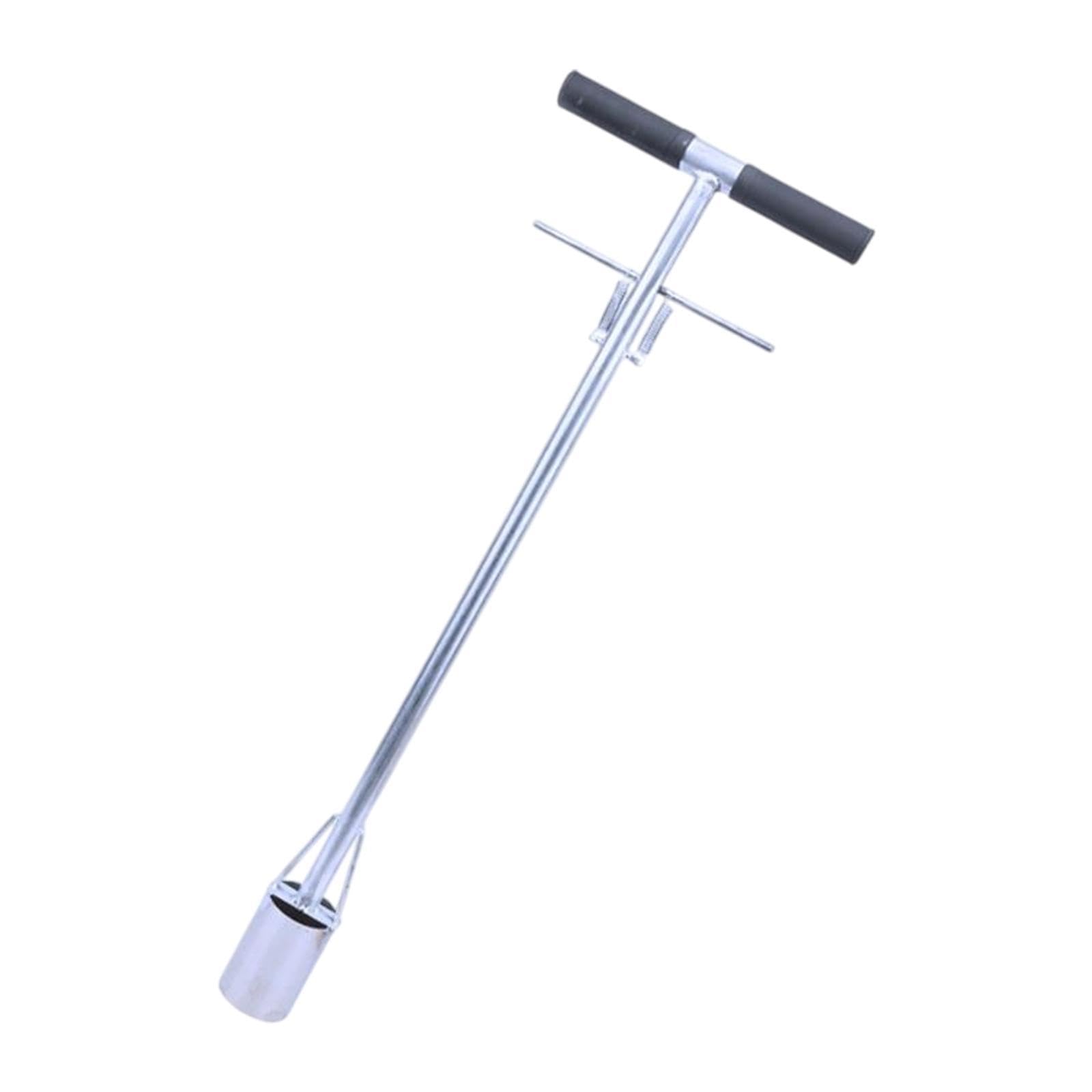 Qianly Plug Garden Tool Bulb Planter Planter Manual Transplanter Soil Sampleur pour Digging Backyard, 5 Cm de Diamètre