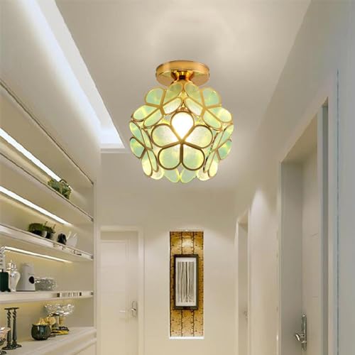 Mengjay Plafonnier Moderne,Lampe à suspension,Suspension Luminaire,Plafonnier Petal,Ferronnerie+PVC,Tête de lampe E27,Parfait pour chambre Salon Couloir....