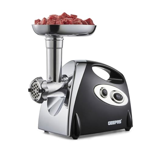 Geepas Electric Meat Grinder 1800W – Stainless...