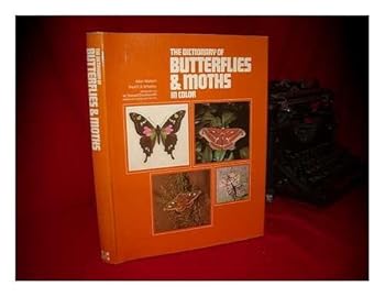 Hardcover The dictionary of butterflies and moths in color Book