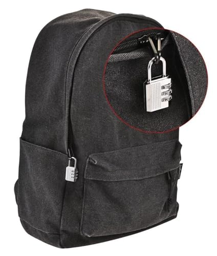 Image of Tiny Deal Digit Number Lock Small Bag Lock Travel, Luggage Resettable Password Locks Combination Padlock Pack of 2
