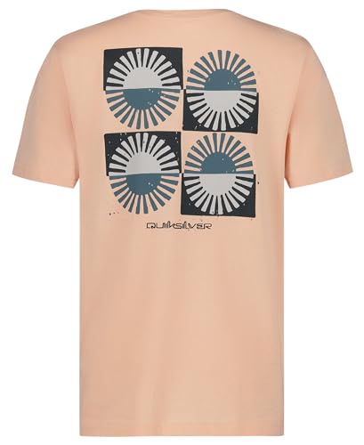 Image of Quiksilver Boys' Short Sleeve Logo Graphic T-Shirt, Soft & Comfortable, Regular Fit