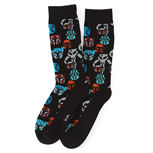 Cufflinks Inc. Star Wars Mandalorian Helmet Socks2