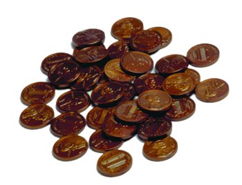 Ctu7521 - Plastic Coins 100 Pennies
